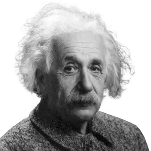 A picture of Albert Einstein.