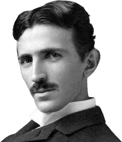 A picture of Nikola Tesla.