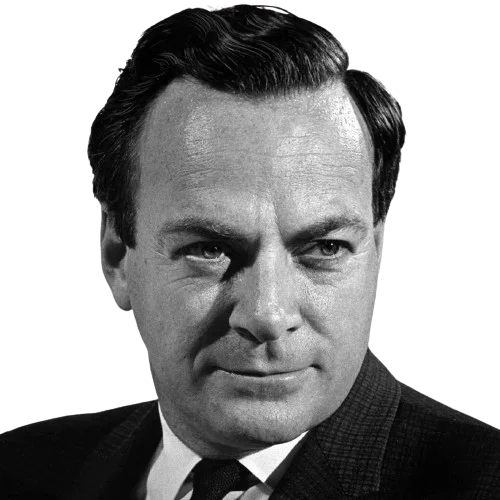 A picture of Richard Feynman.