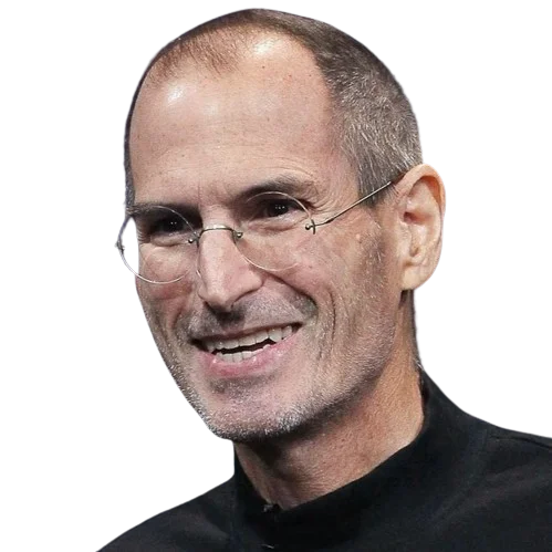 A picture of Steve Jobs.