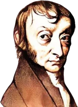 A drawing of Avogadro (portrait).